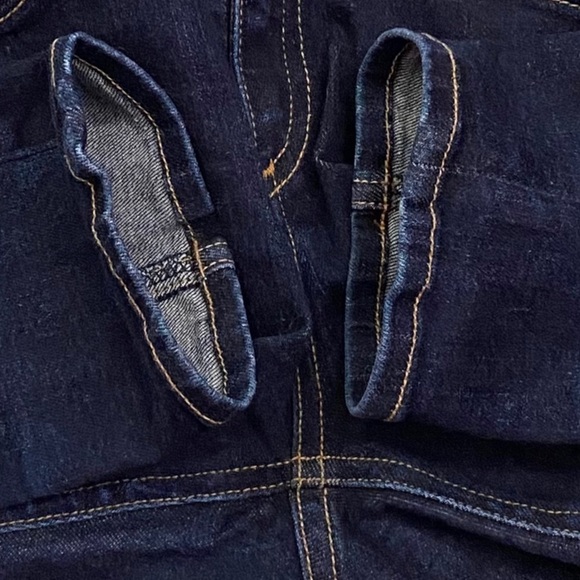 Rag and Bone High Rise Skinny Jean Dark Blue Wash Stretch 25 - Picture 14 of 16